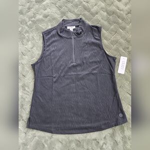 TRIBAL SPORT Black Sleeveless Top WOMEN SIZE M